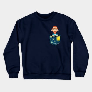 Starry Pocket Crewneck Sweatshirt